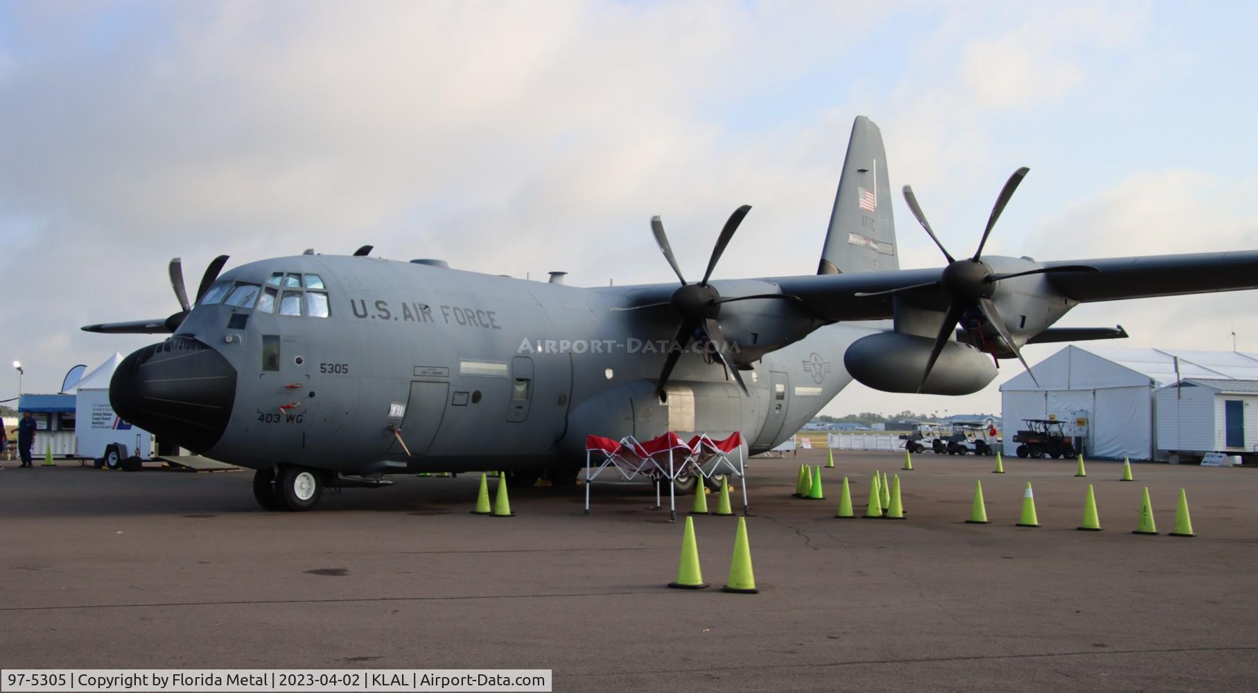 97-5305, 1997 Lockheed WC-130J Hercules C/N 382-5475, USAF WC-130J zx