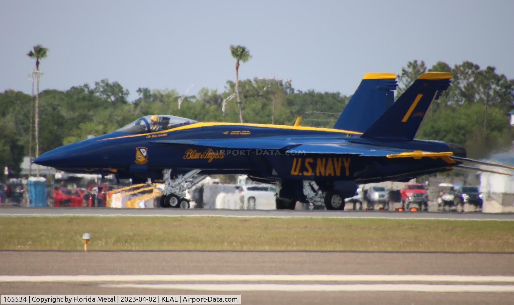 165534, Boeing F/A-18E Super Hornet C/N 1460/E007, Blue Angels F-18E zx