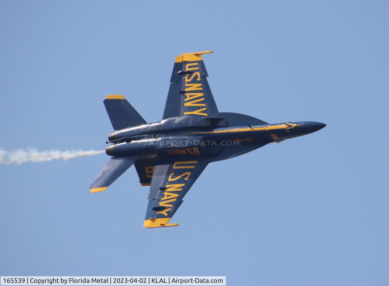 165539, Boeing F/A-18E Super Hornet C/N 1486/E012, Blue Angels F-18E zx