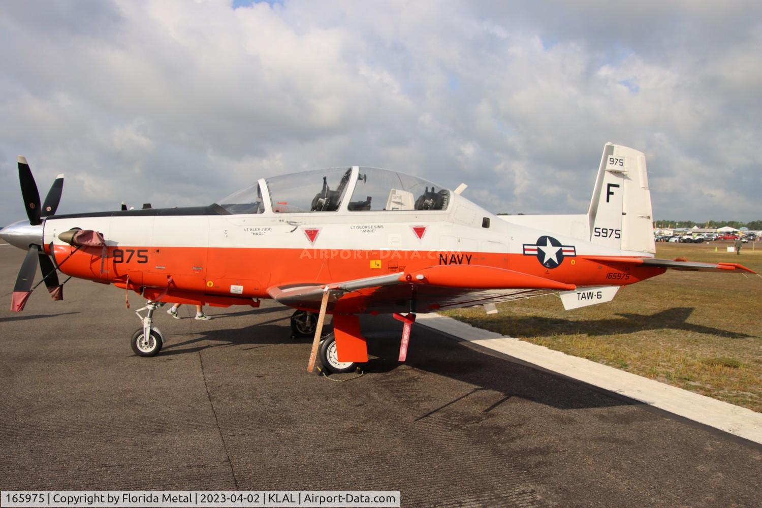 165975, Raytheon T-6A Texan II C/N PT-127, US Navy Texan II zx