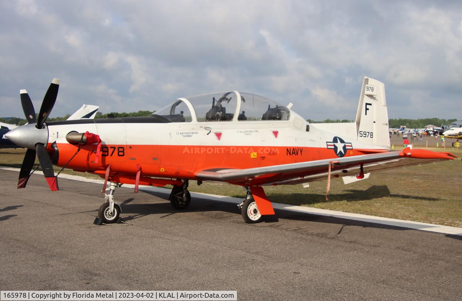 165978, Raytheon T-6A C/N 165978, US Navy Texan II zx