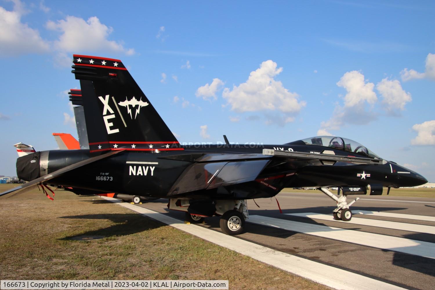 166673, Boeing F/A-18F Super Hornet C/N F151, US Navy F-18F zx