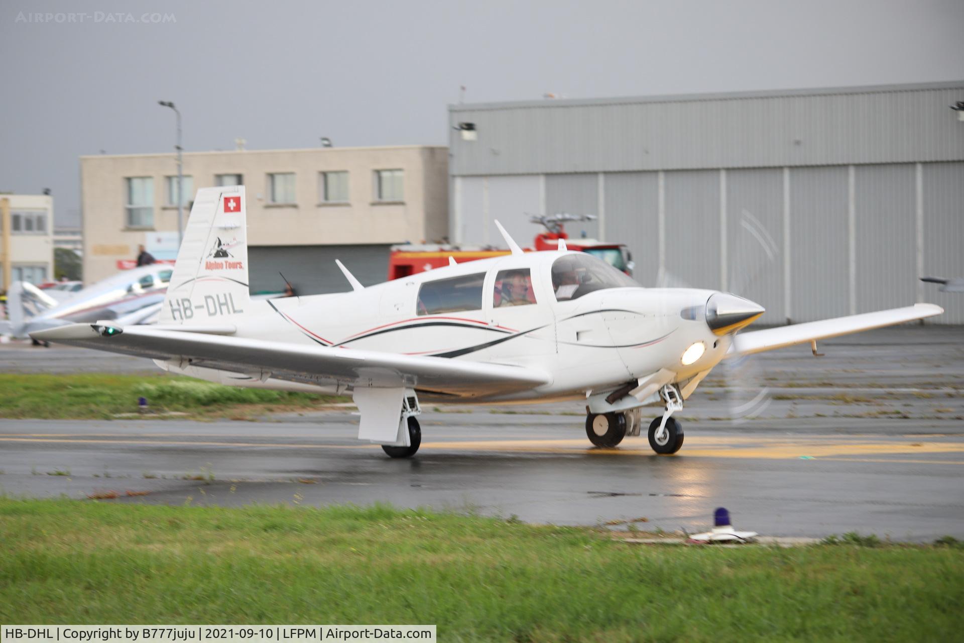 HB-DHL, 1988 Mooney M20J 201 C/N 24-1685, during Paris Air Legende 2021