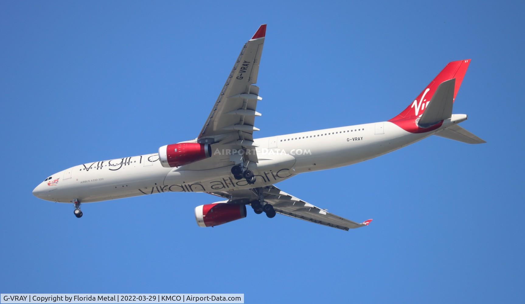 G-VRAY, 2012 Airbus A330-343X C/N 1296, Virgin A333 zx