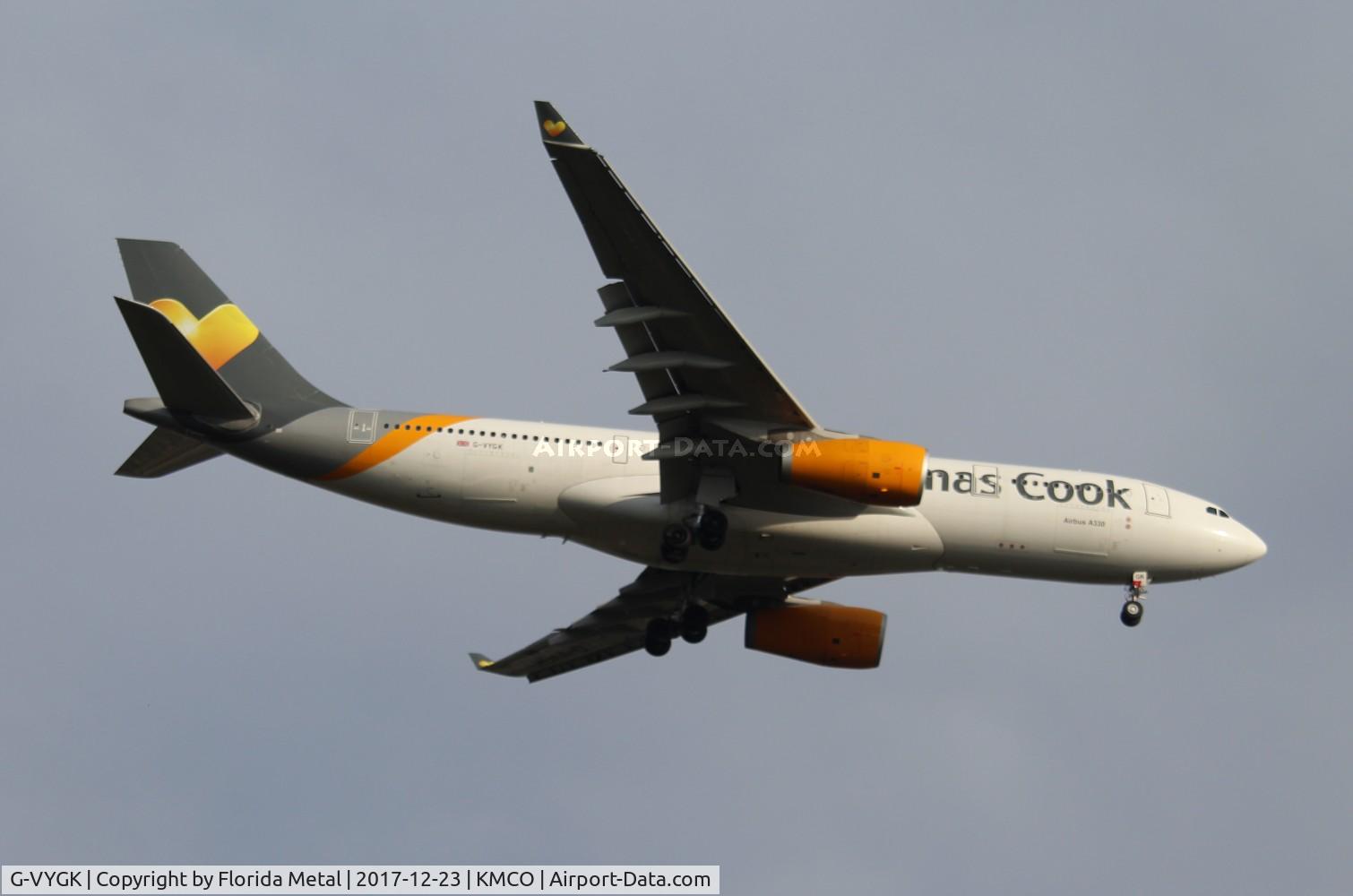 G-VYGK, 2014 Airbus A330-243 C/N 1498, Thomas Cook A332 zx