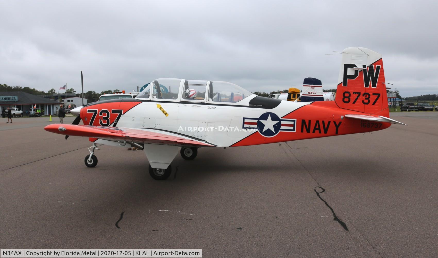 N34AX, 1956 Beech T34 Mentor C/N CG-141, T-34 zx