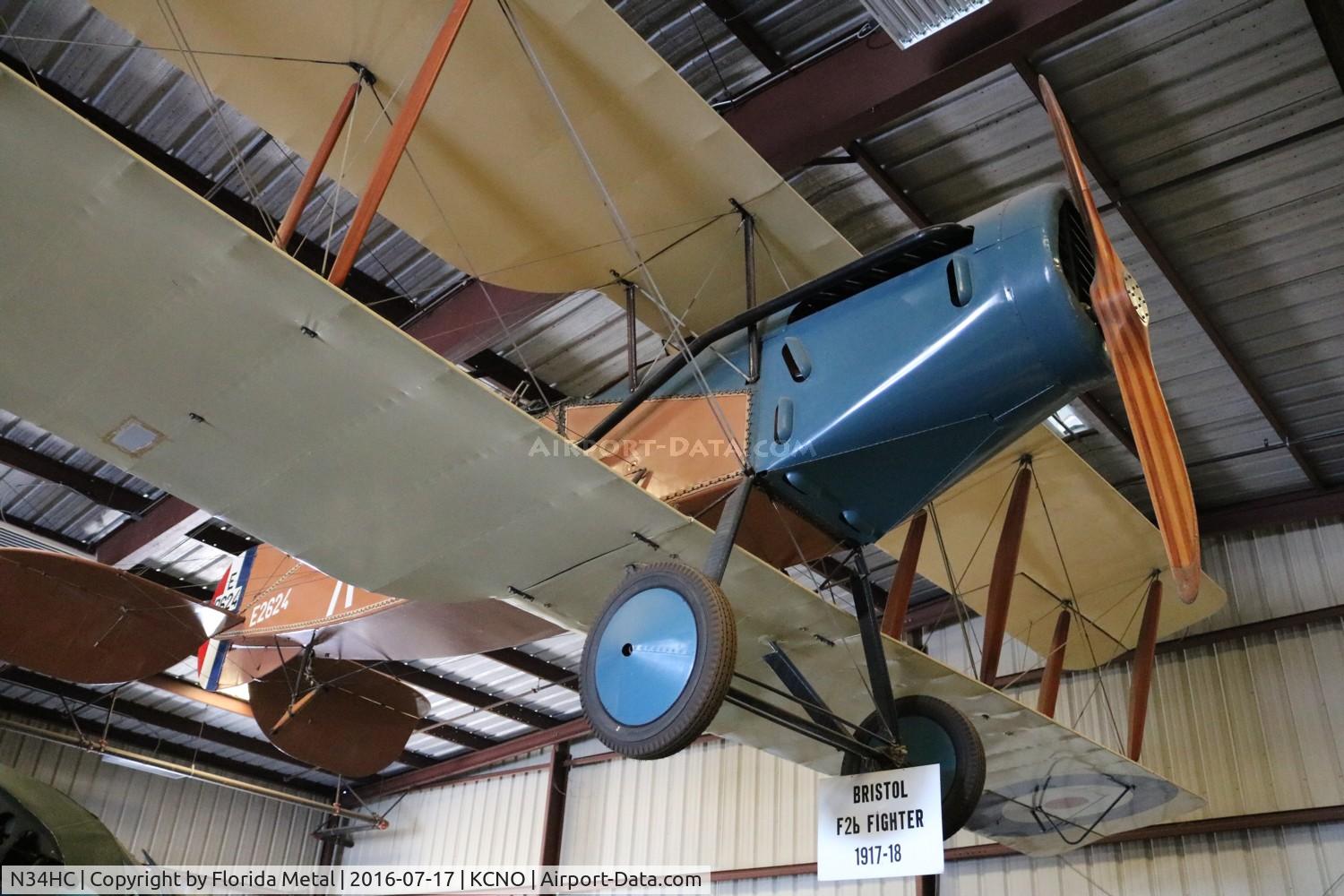 N34HC, Bristol F.2B Replica C/N 2, Planes of Fame 2016