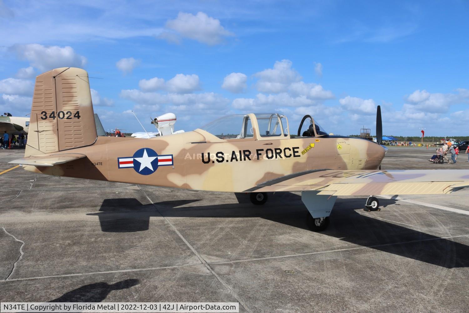 N34TE, 1952 Beech T-34A (A45) Mentor Mentor C/N G-24, T-34 zx