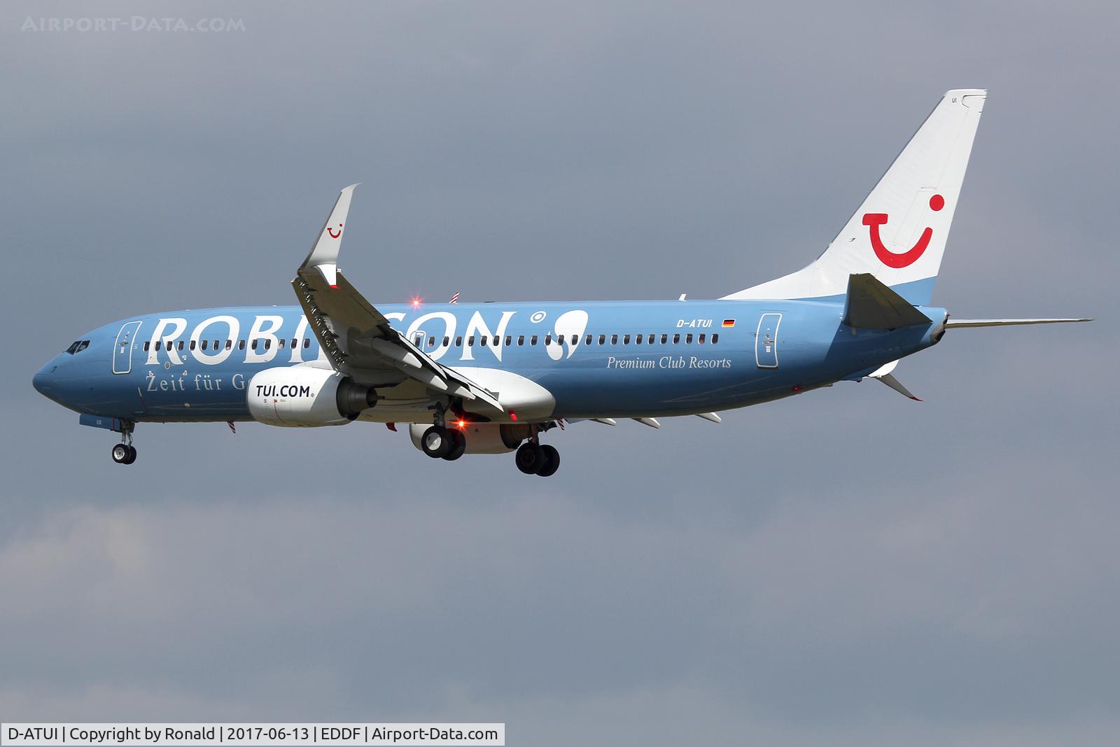 D-ATUI, 2011 Boeing 737-8K5 C/N 37252, at fra