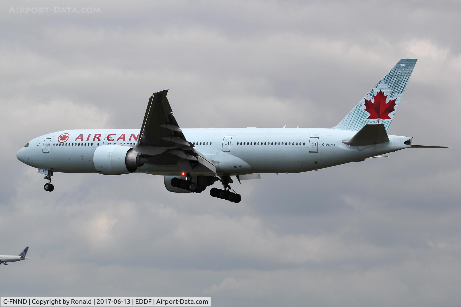 C-FNND, 2008 Boeing 777-233/LR C/N 35246, at fra