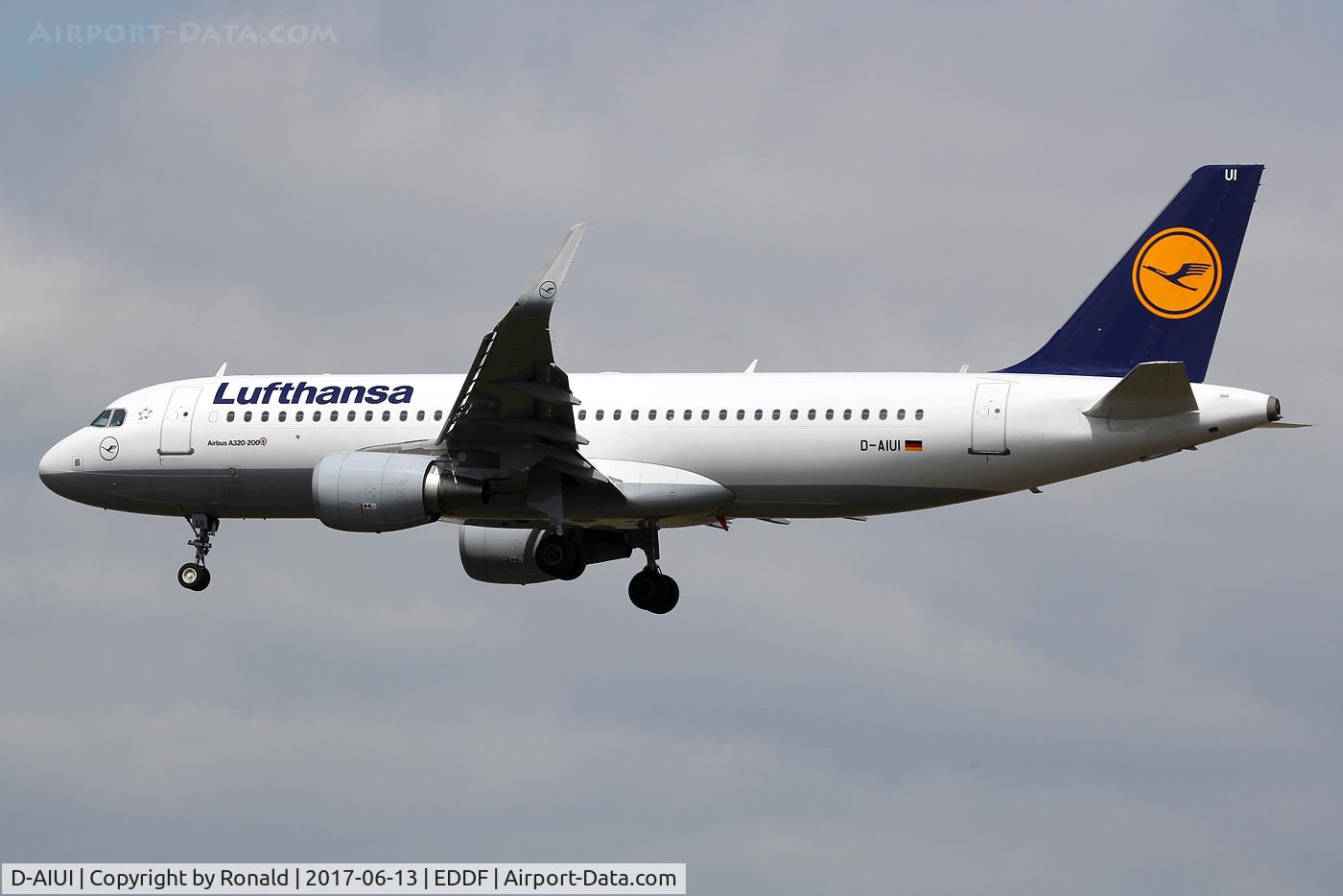 D-AIUI, 2014 Airbus A320-214 C/N 6265, at fra