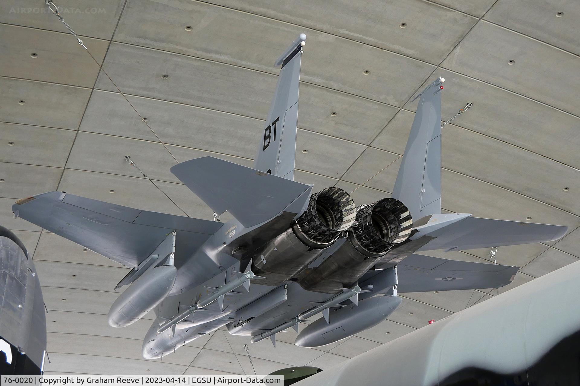 76-0020, 1976 McDonnell Douglas F-15A Eagle C/N 0199/A172, On display at IWM Duxford.