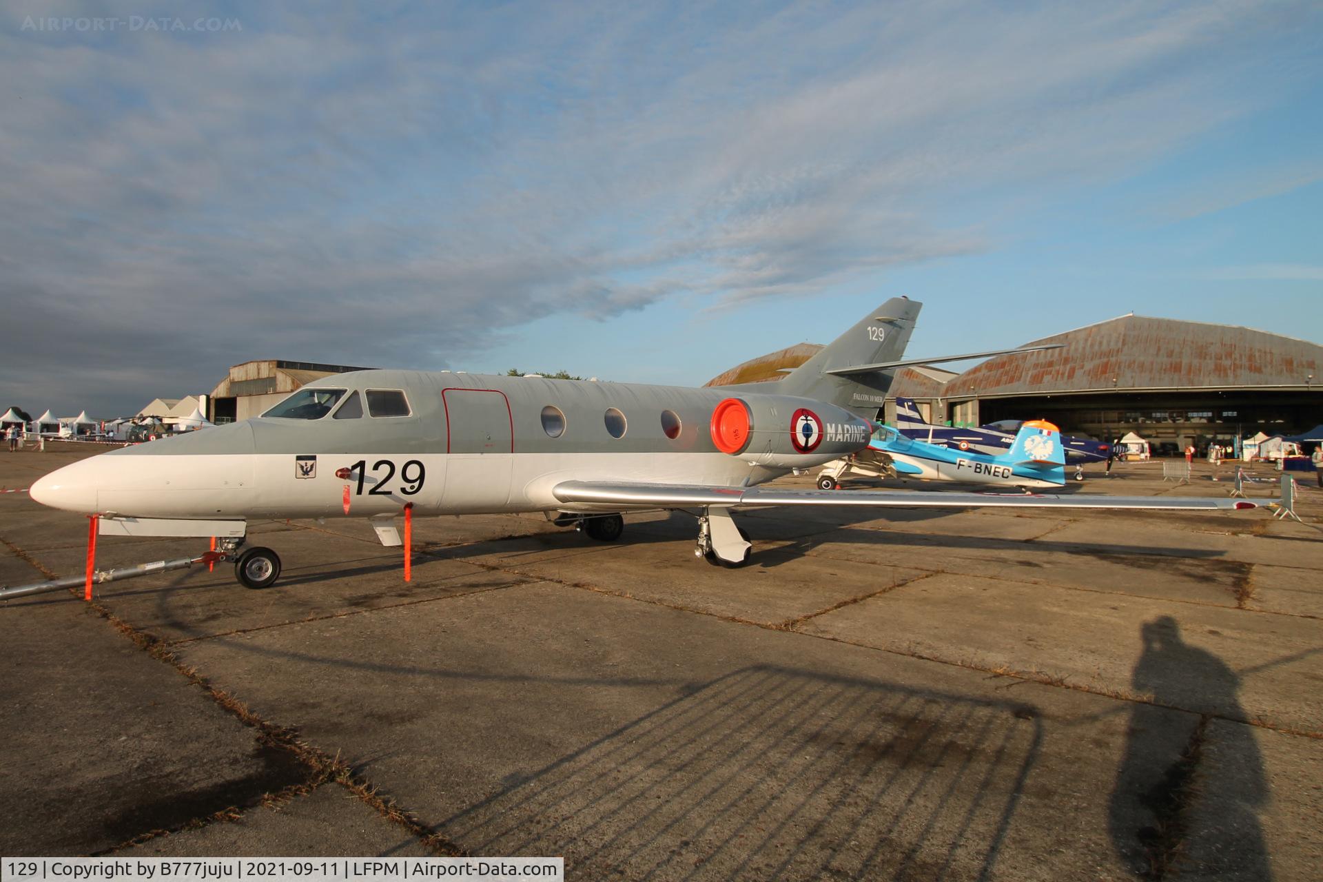 129, 1978 Dassault Falcon 10MER C/N 129, during Paris Air Legende 2021