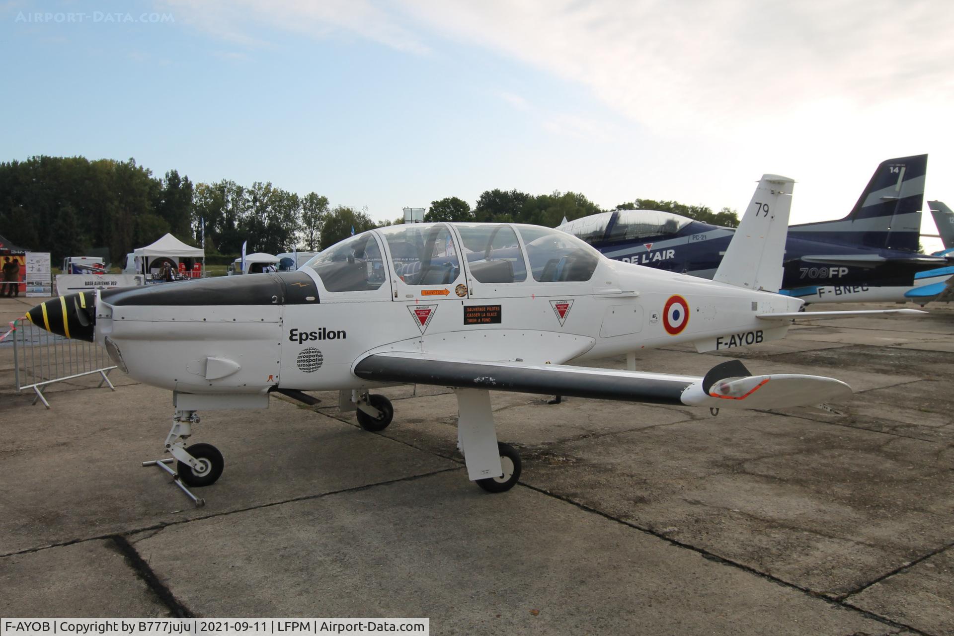F-AYOB, Socata TB-30 Epsilon C/N 79, during Paris Air Legende 2021