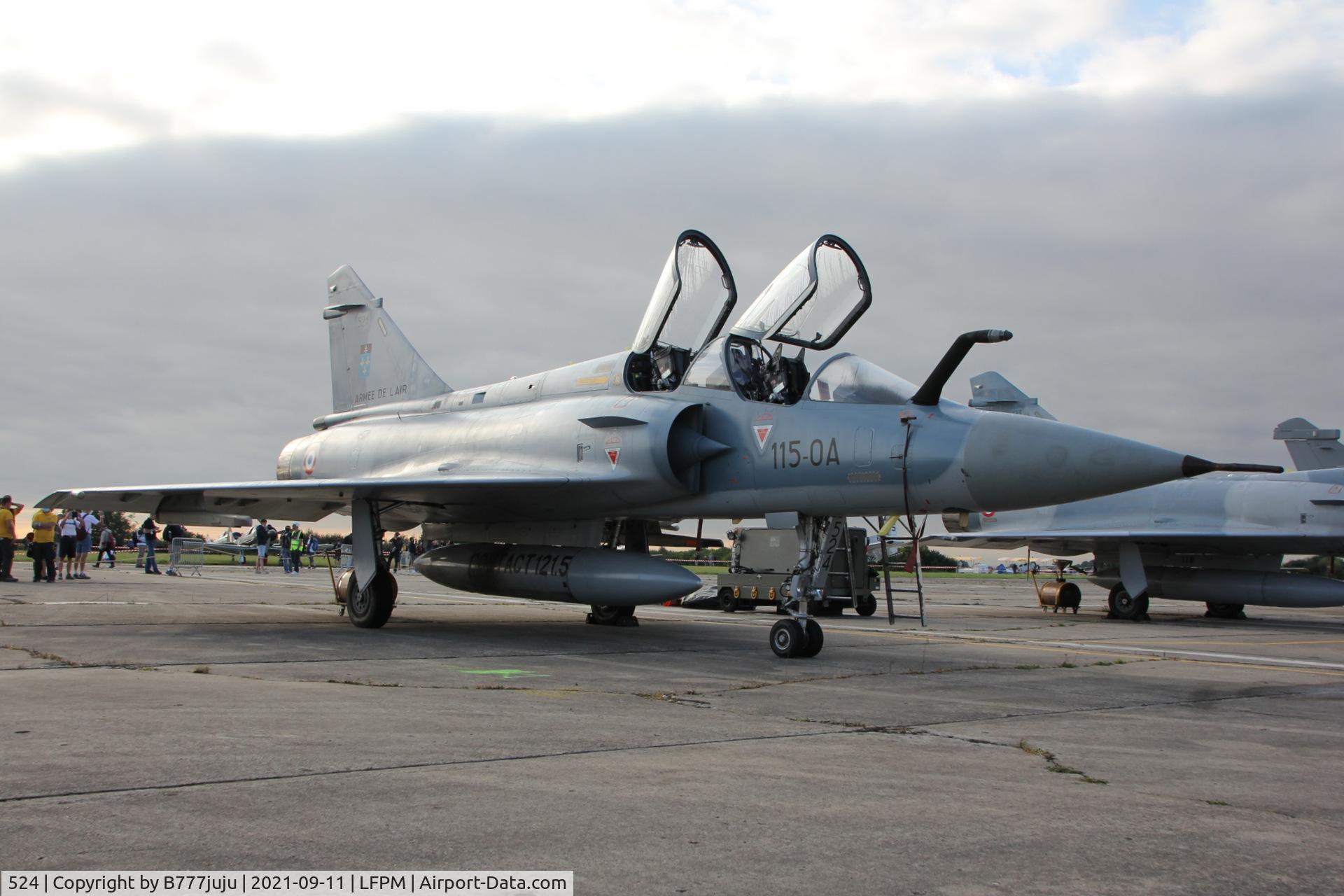 524, Dassault Mirage 2000B C/N 390, during Paris Air Legende 2021