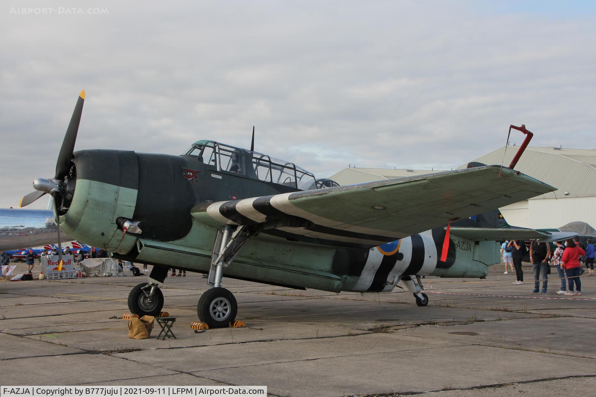 F-AZJA, Grumman TBM-3E Avenger C/N 2688, during Paris Air Legende 2021