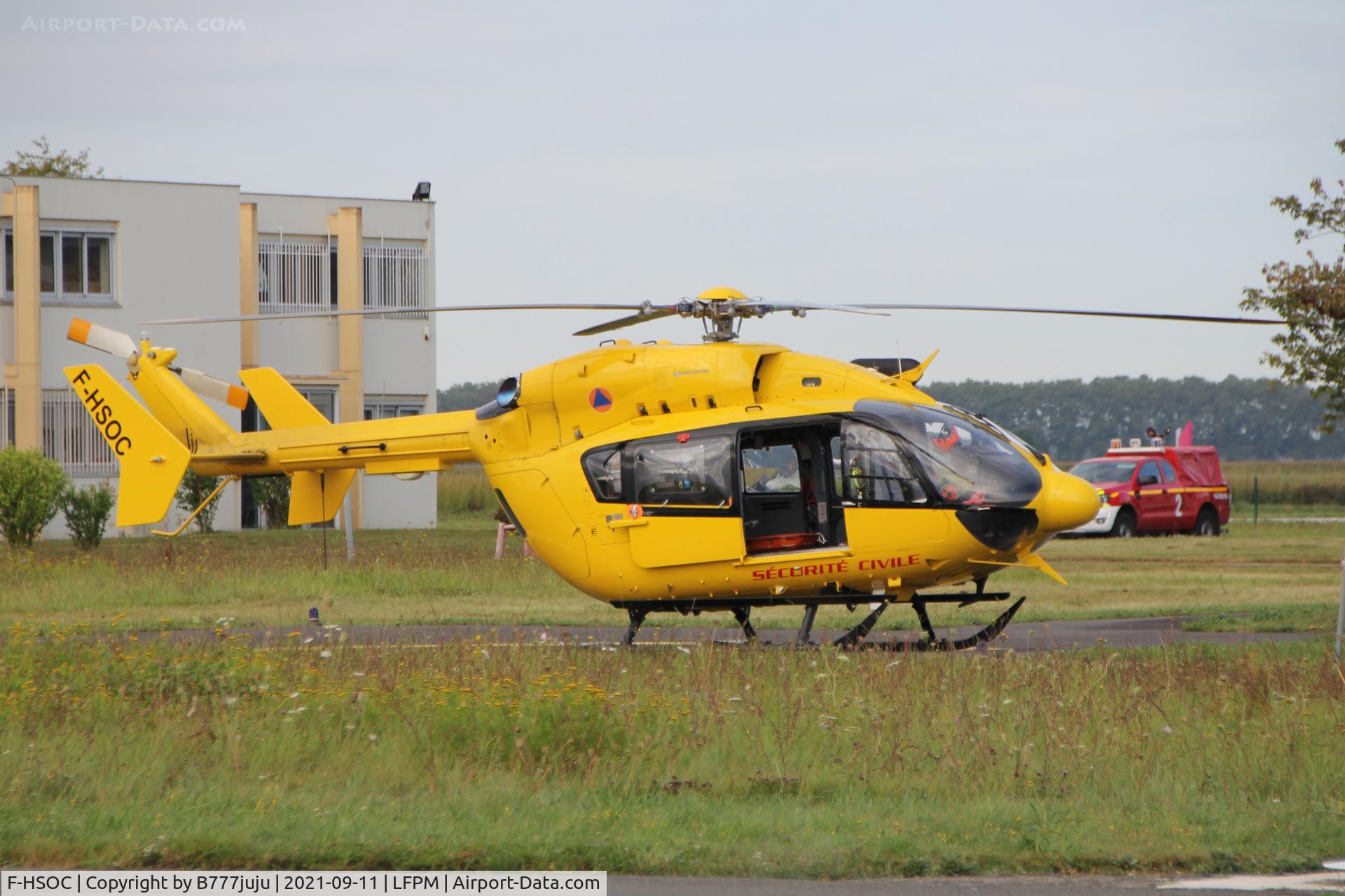 F-HSOC, 2009 Eurocopter EC-145 (BK-117C-2) C/N 9300, during Paris Air Legende 2021