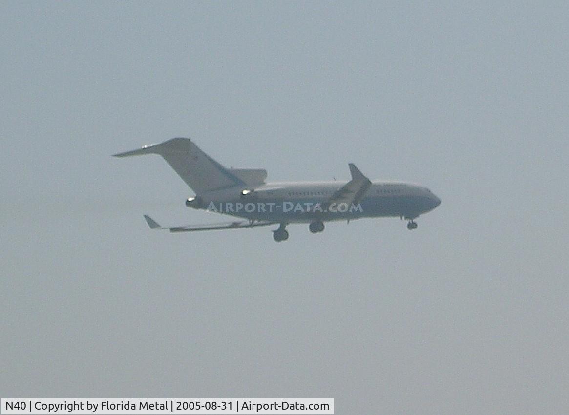 N40, 1968 Boeing 727-100 C/N 19854, FAA zx 727-100 seen in Atlantic City New Jersey back in 2005
