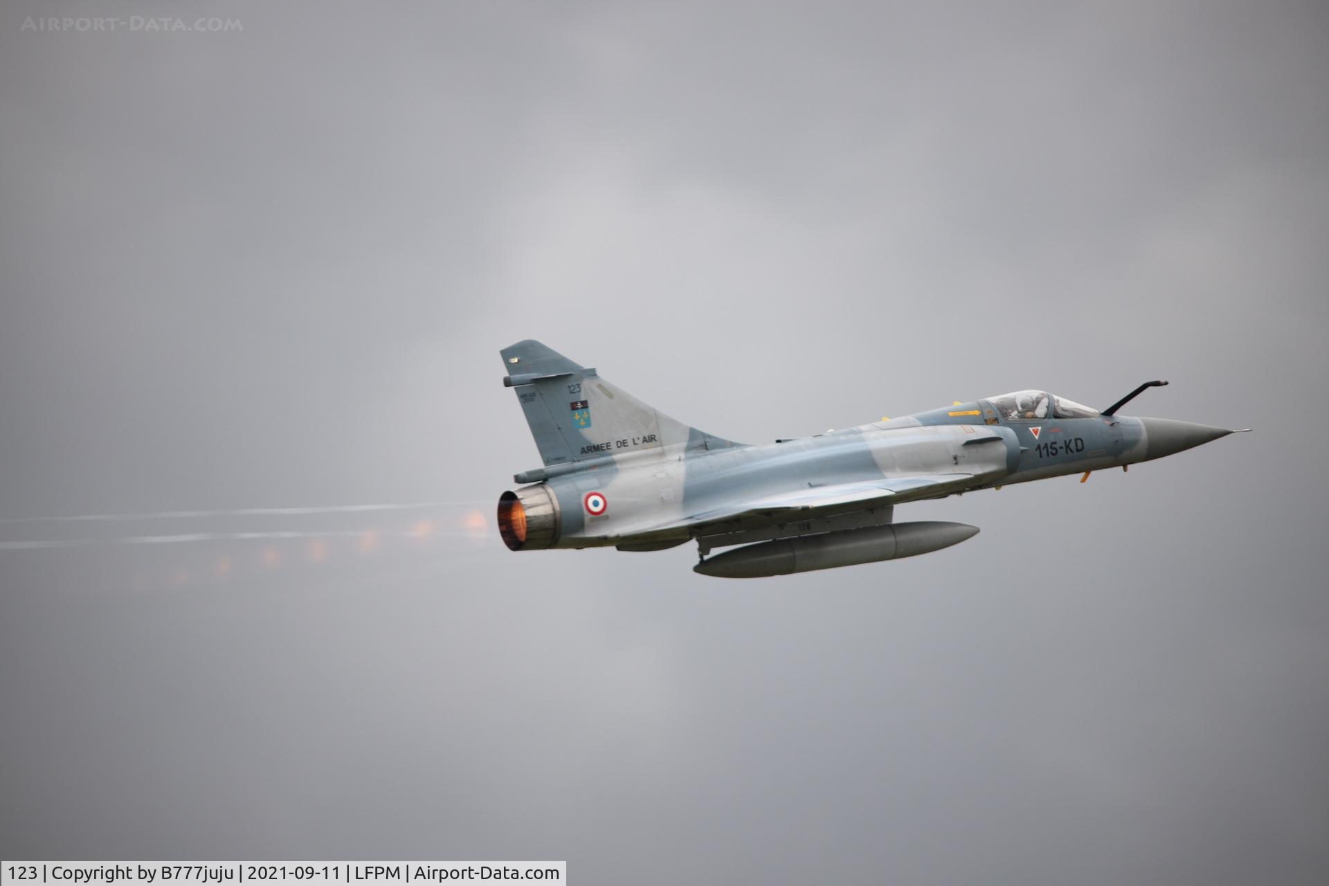 123, Dassault Mirage 2000C C/N 414, during Paris Air Legende 2021