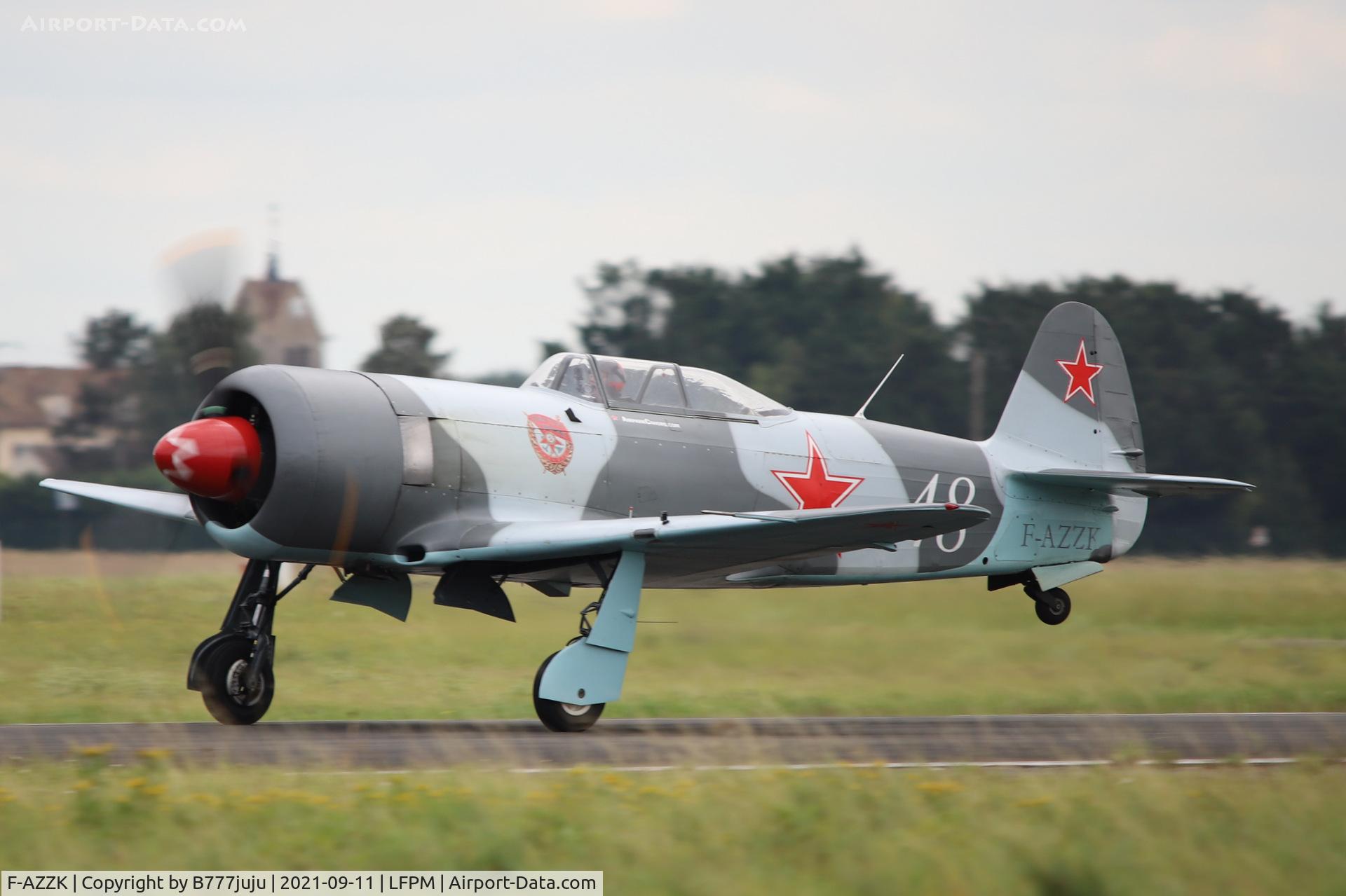 F-AZZK, Yakovlev Yak-3UA C/N 003, during Paris Air Legende 2021