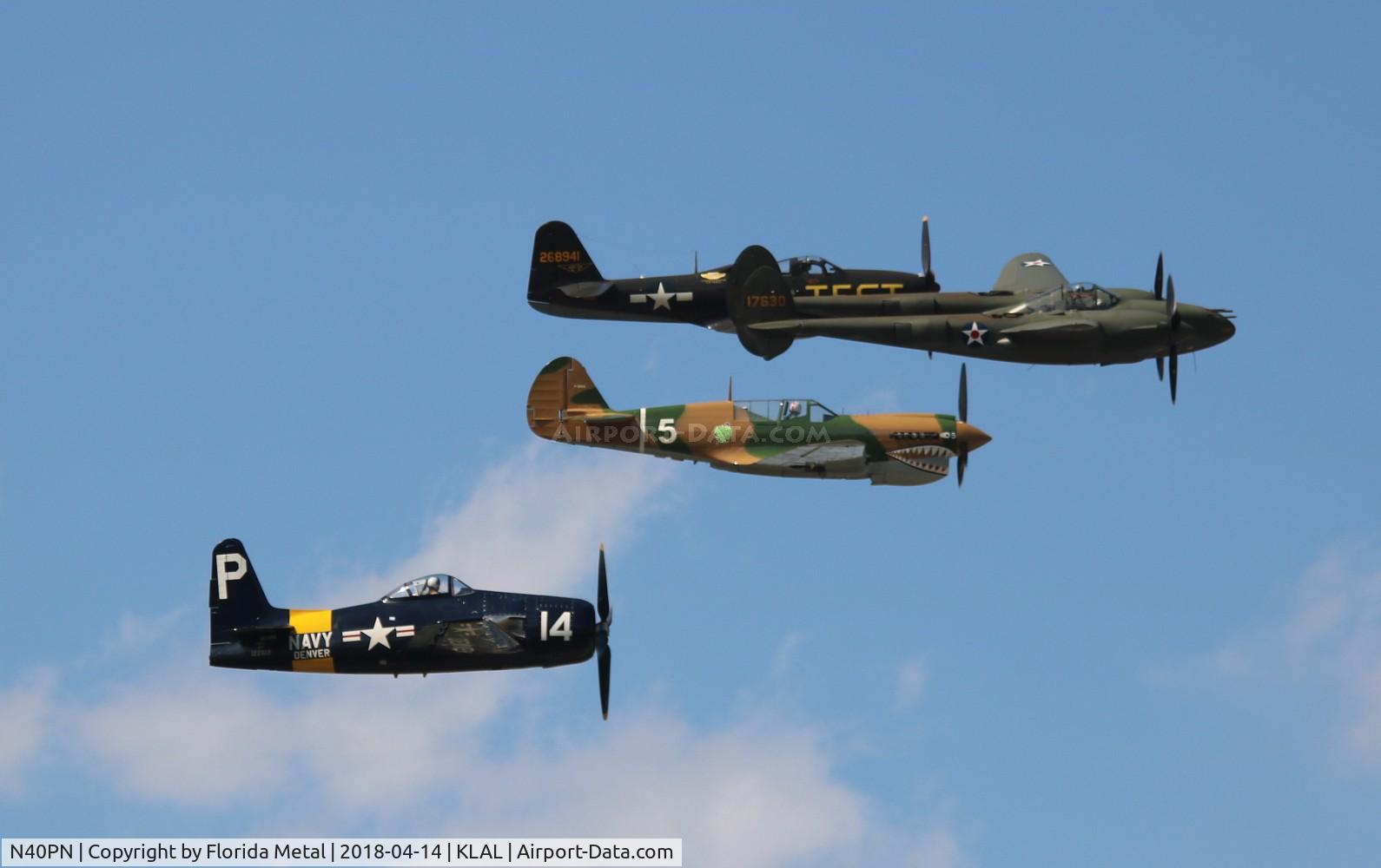 N40PN, 1944 Curtiss P-40N Warhawk C/N 33109, Sun N Fun 2018 zx