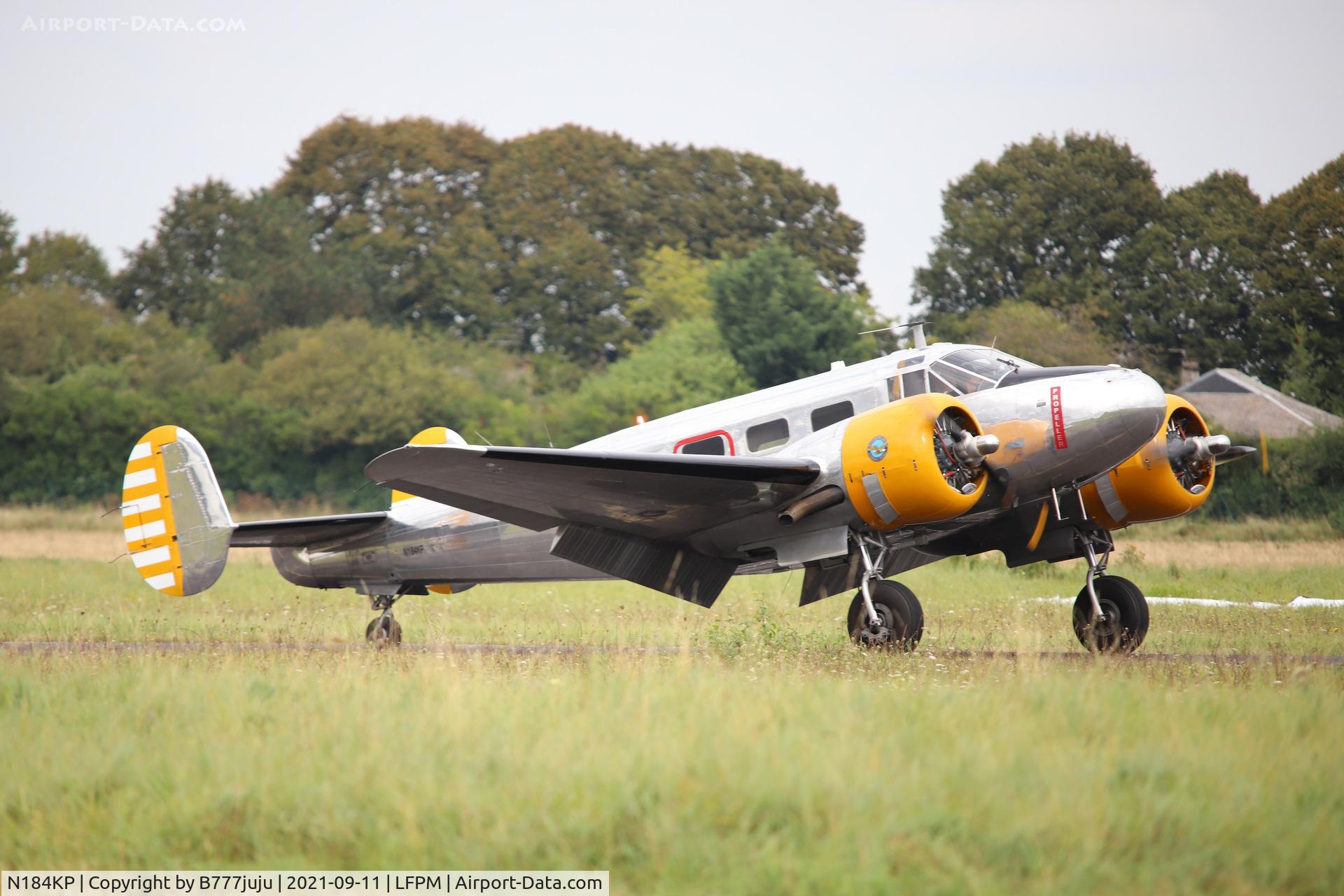 N184KP, 1952 Beech 3 TM C/N CA-130, during Paris Air Legende 2021