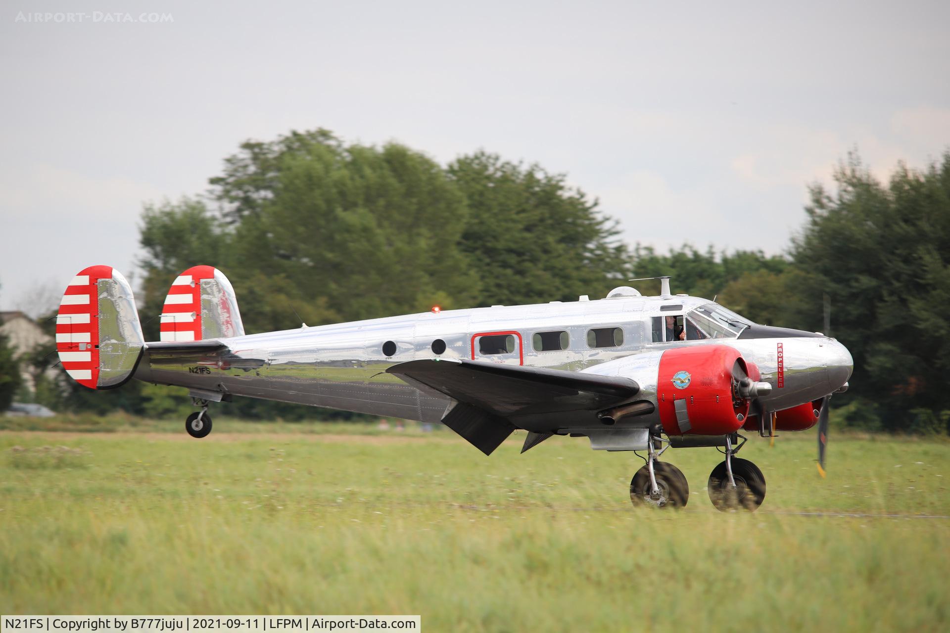 N21FS, 1952 Beech Expeditor 3NM C/N CA-138, during Paris Air Legende 2021