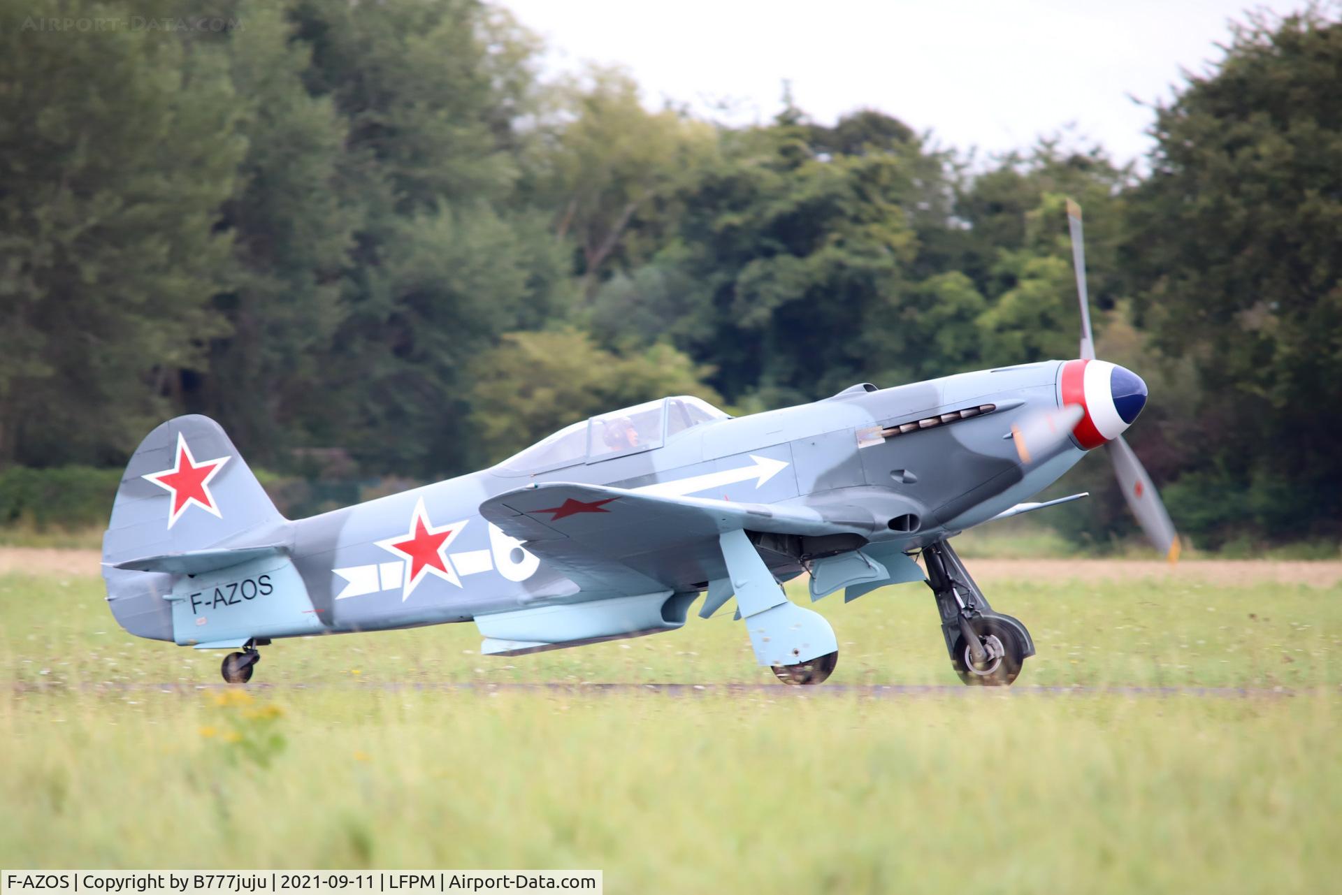 F-AZOS, 1943 Let C-11 (Yak-11) C/N 172612, during Paris Air Legende 2021