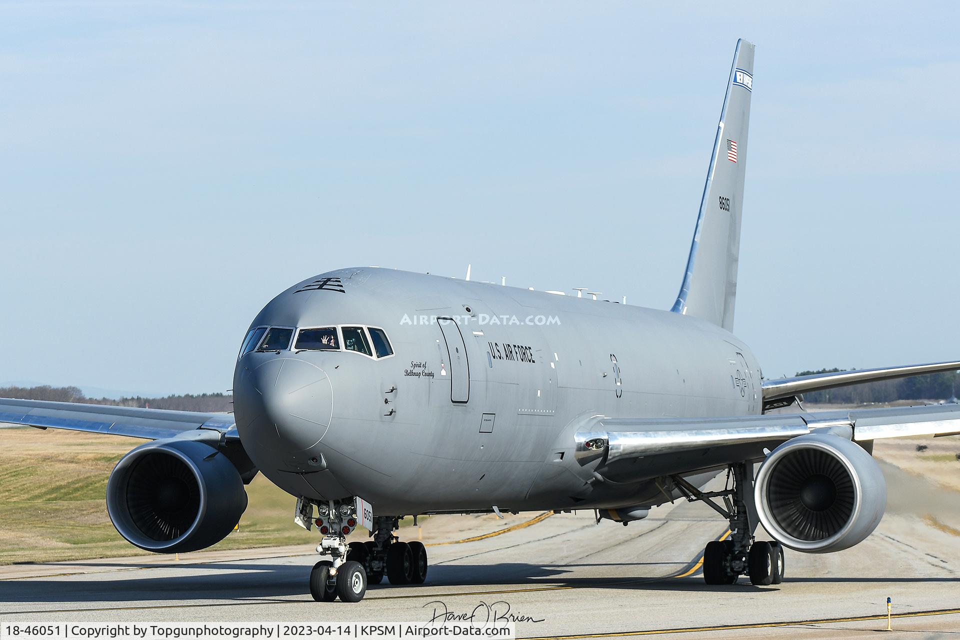 18-46051, 2017 Boeing KC-46A Pegasus C/N 41868/1188, PACK51 heading out