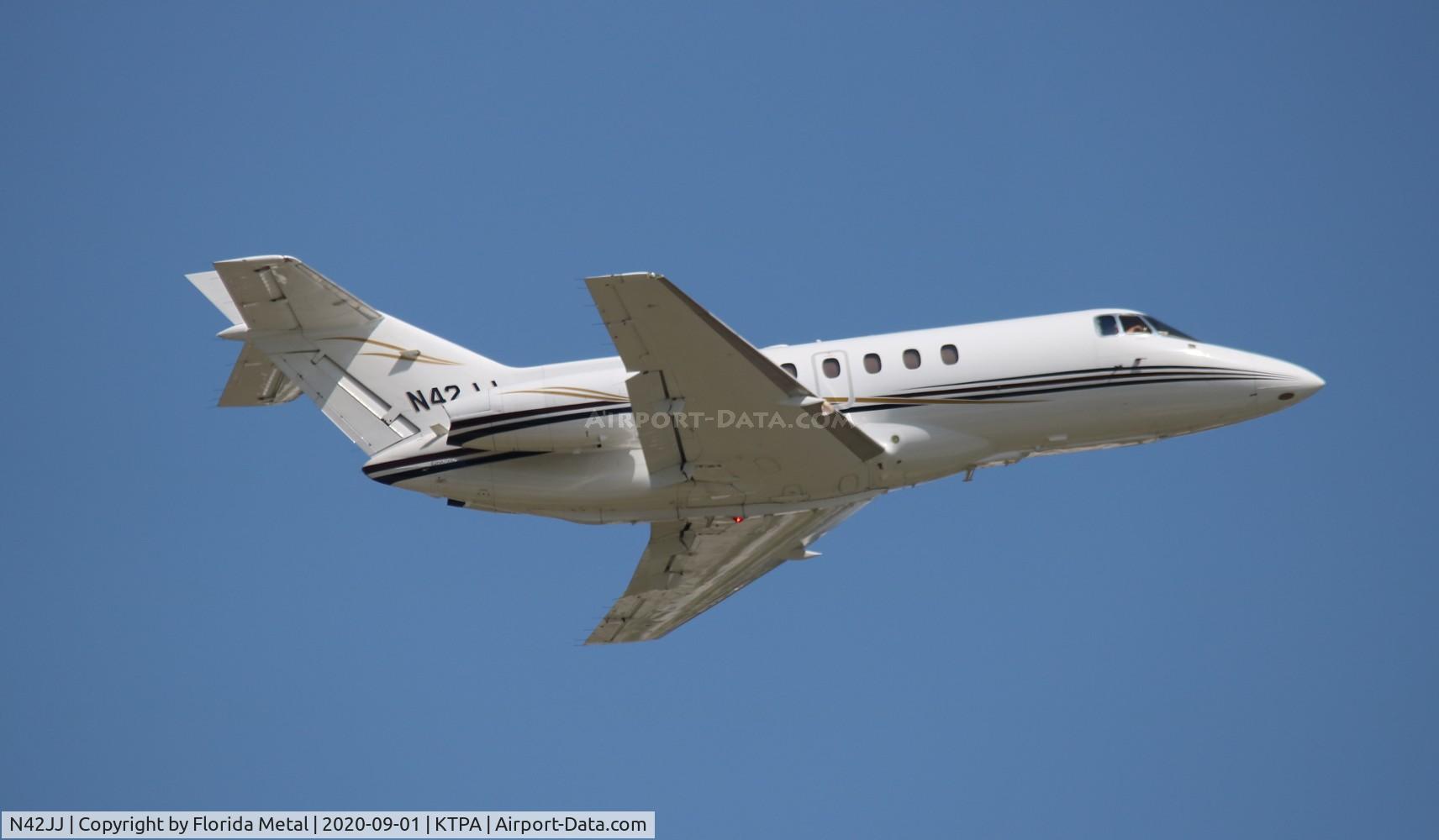N42JJ, 2001 Raytheon Hawker 800XP C/N 258509, Hawker 800 zx