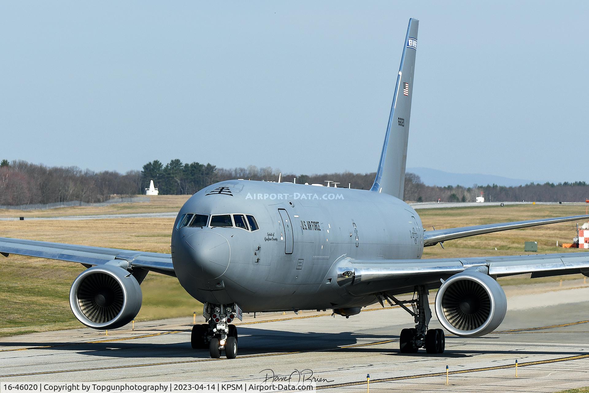 16-46020, 2016 Boeing KC-46A Pegasus (767-2LKC) C/N 34137, PACK52 heads out