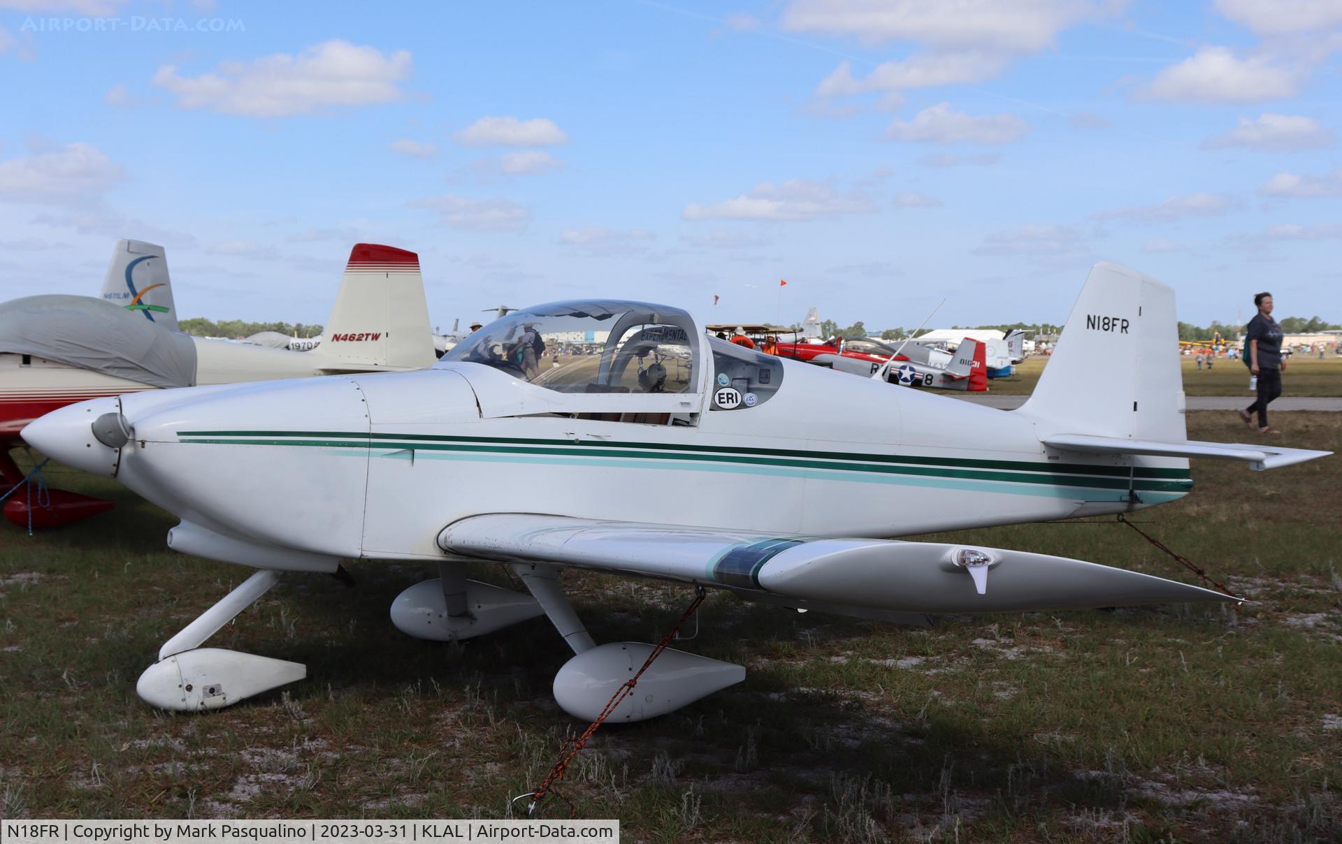 N18FR, Vans RV-6A C/N 20851, Vans RV-6A