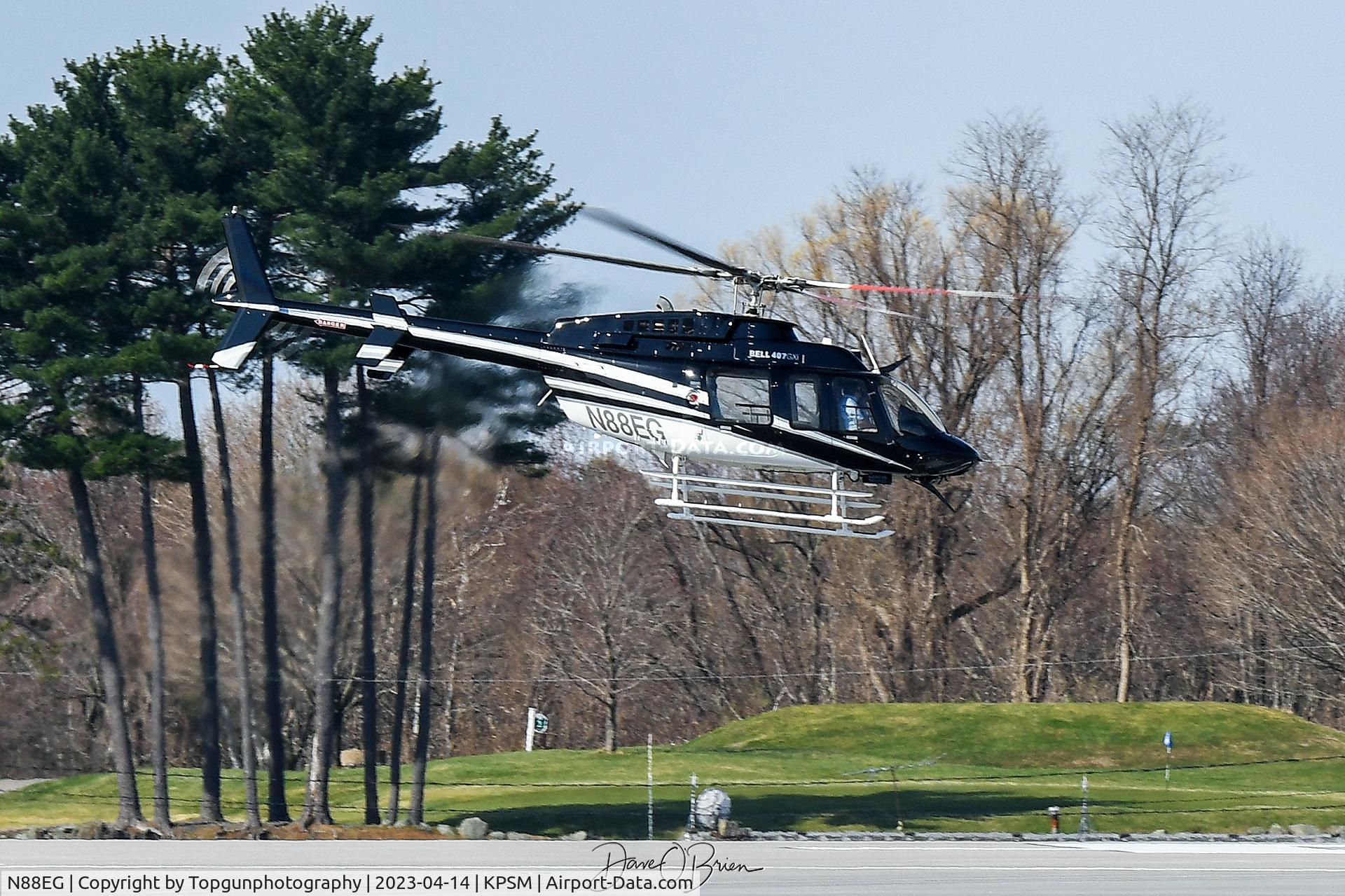 N88EG, 2018 BELL Helicopter Textron Canada 407 C/N 54813, N88EG doing some pattern work