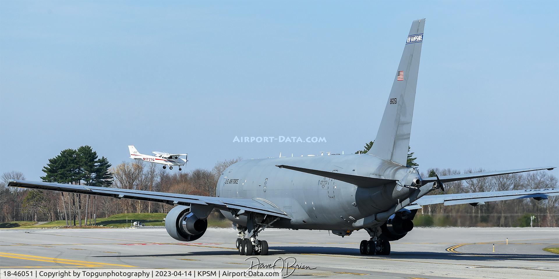 18-46051, 2017 Boeing KC-46A Pegasus C/N 41868/1188, PACK51 holding short