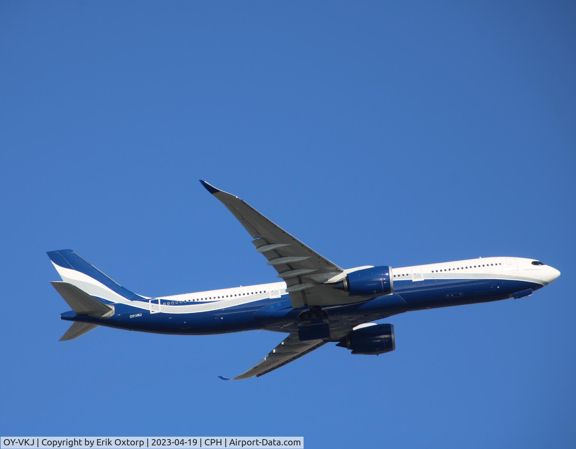 OY-VKJ, 2021 Airbus A330-941N C/N 1929, OY-VKJ took off on its 
