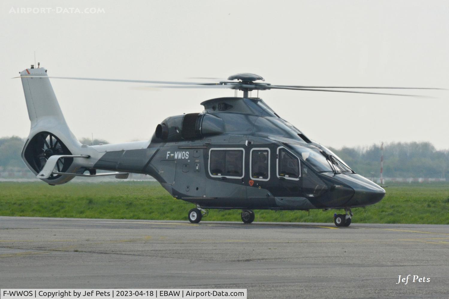 F-WWOS, 2021 Airbus Helicopters H160 C/N 1003, Visitor at Antwerp Airport.