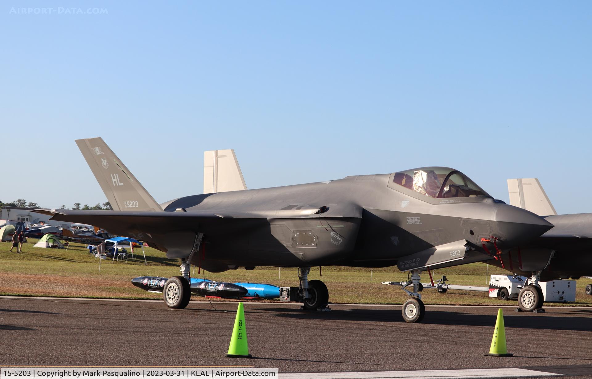 15-5203, Lockheed Martin F-35A Lightning II C/N AF-178, Lockheed Martin F-35A Lightning II
