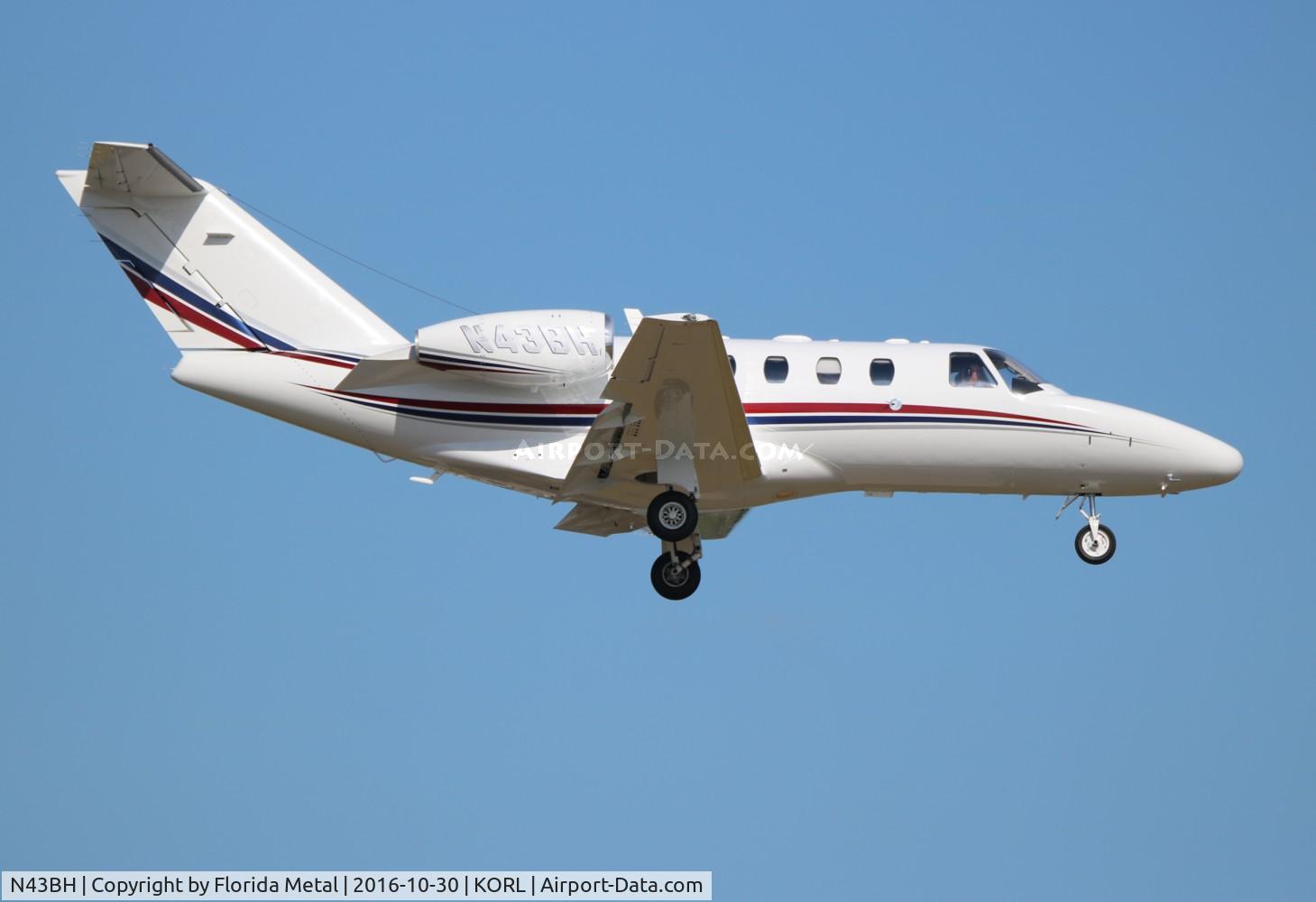N43BH, 2007 Cessna 525 CitationJet CJ1+ C/N 525-0633, C525 zx