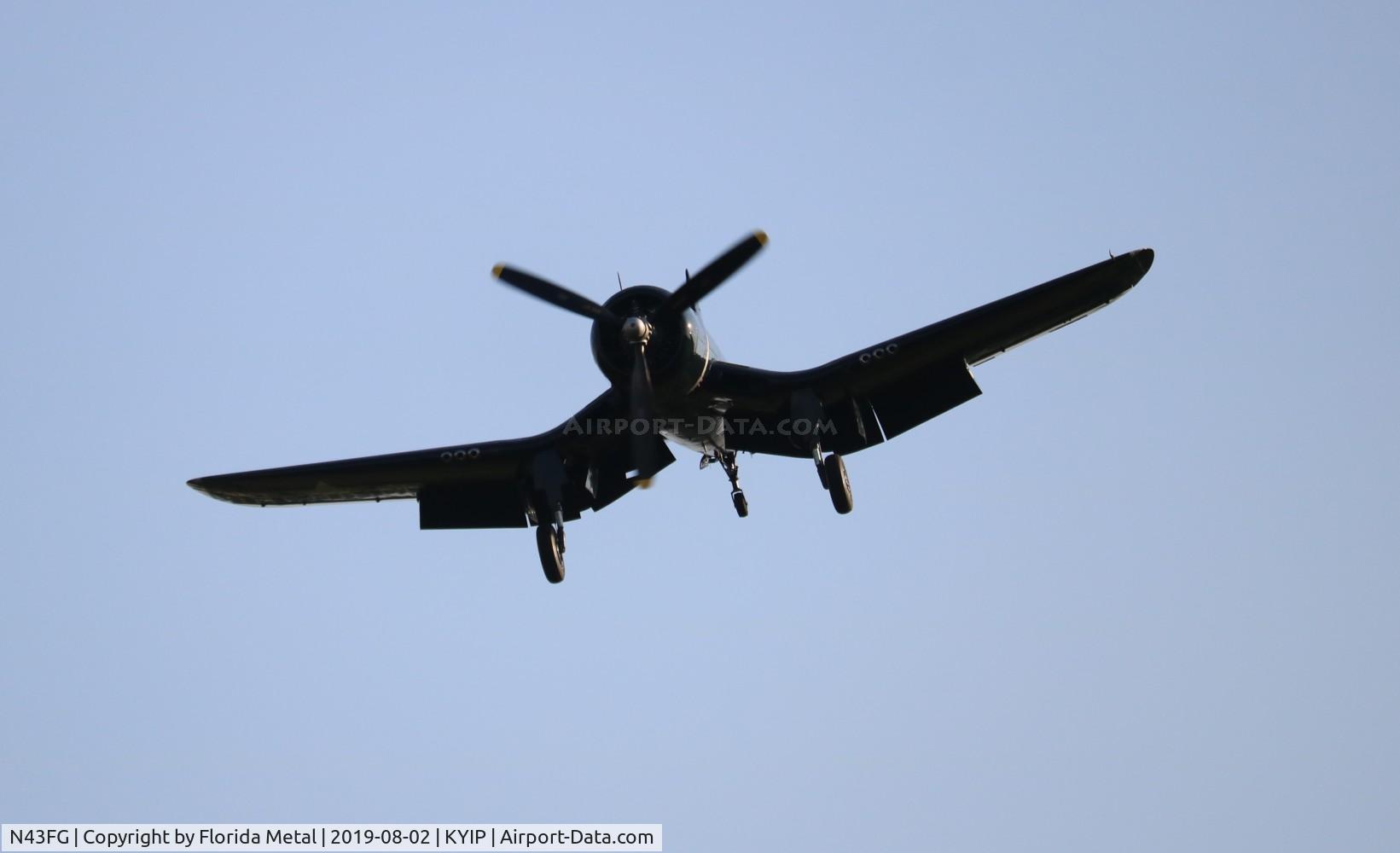 N43FG, 1945 Goodyear FG-1D Corsair C/N 2903, Thunder Over Michigan 2019 zx