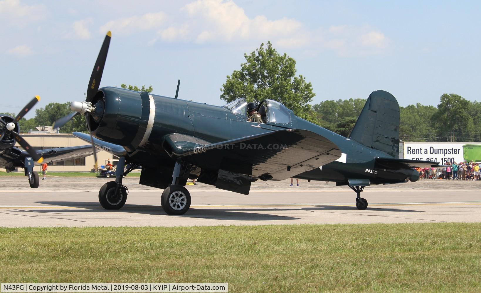 N43FG, 1945 Goodyear FG-1D Corsair C/N 2903, FG-1 Corsair zx