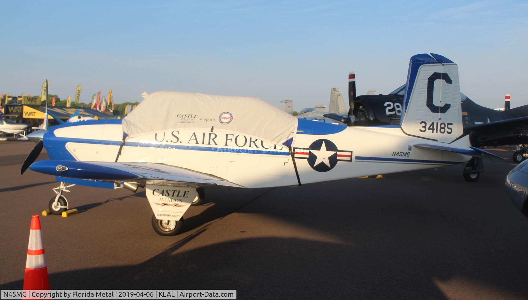 N45MG, Beech T-34A (A45) Mentor C/N G-285, T-34 zx