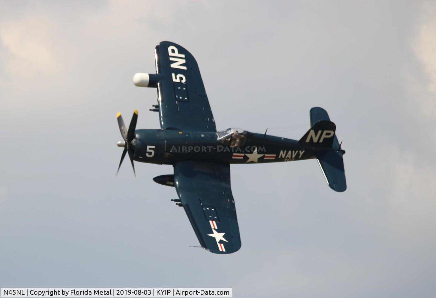 N45NL, 1951 Vought F4U-5NL Corsair C/N 124692, Thunder Over Michigan 2019 zx