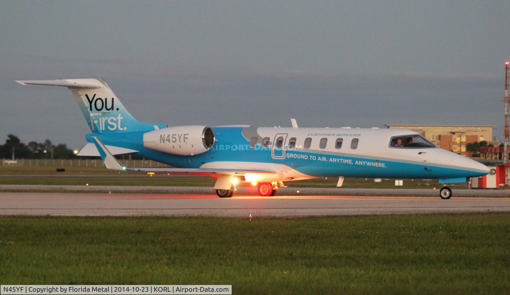 N45YF, 1998 Learjet 45 C/N 006, Lear 45 zx