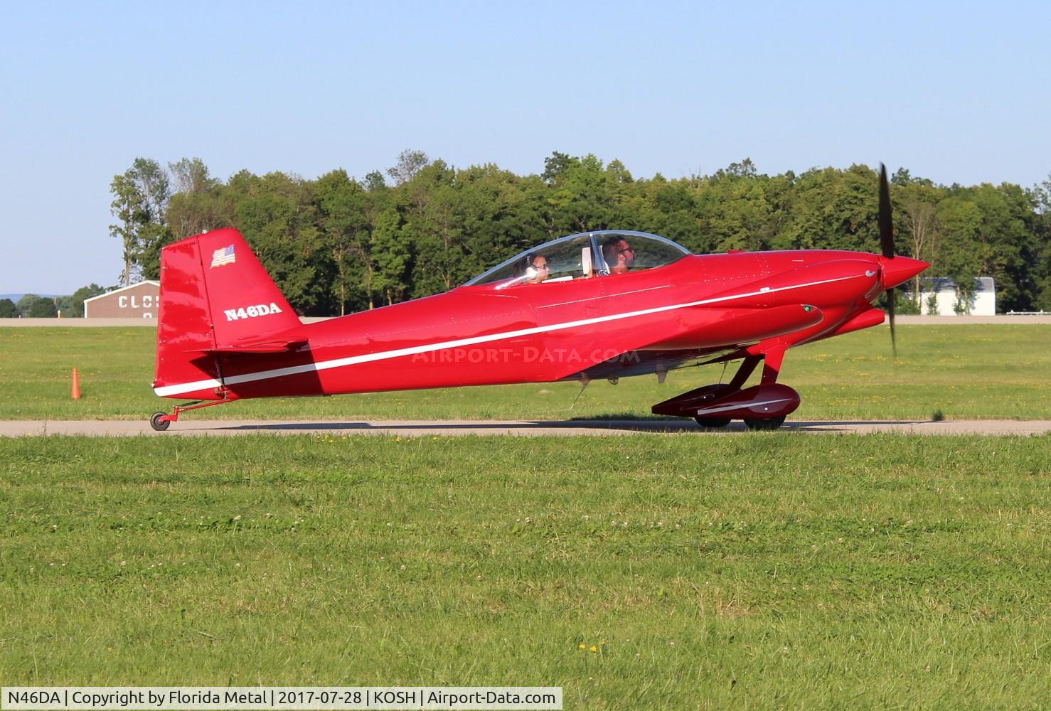 N46DA, 1993 Vans RV-4 C/N 1556, RV-8 zx