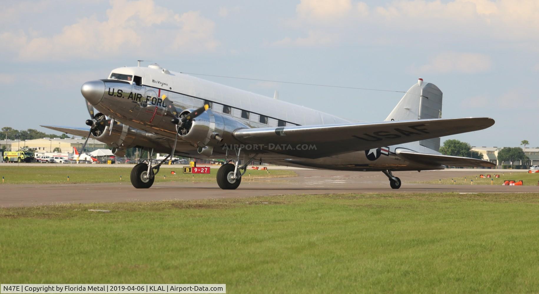 N47E, 1943 Douglas DC-3C (C-47A-60-DL) C/N 13816, C-47 zx