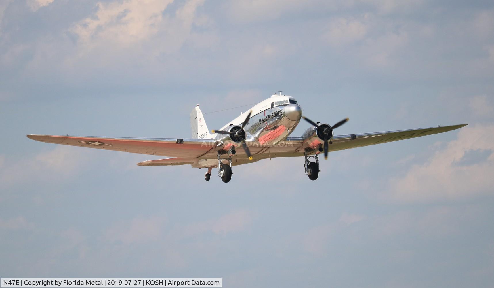 N47E, 1943 Douglas DC-3C (C-47A-60-DL) C/N 13816, Oshkosh 2019 zx