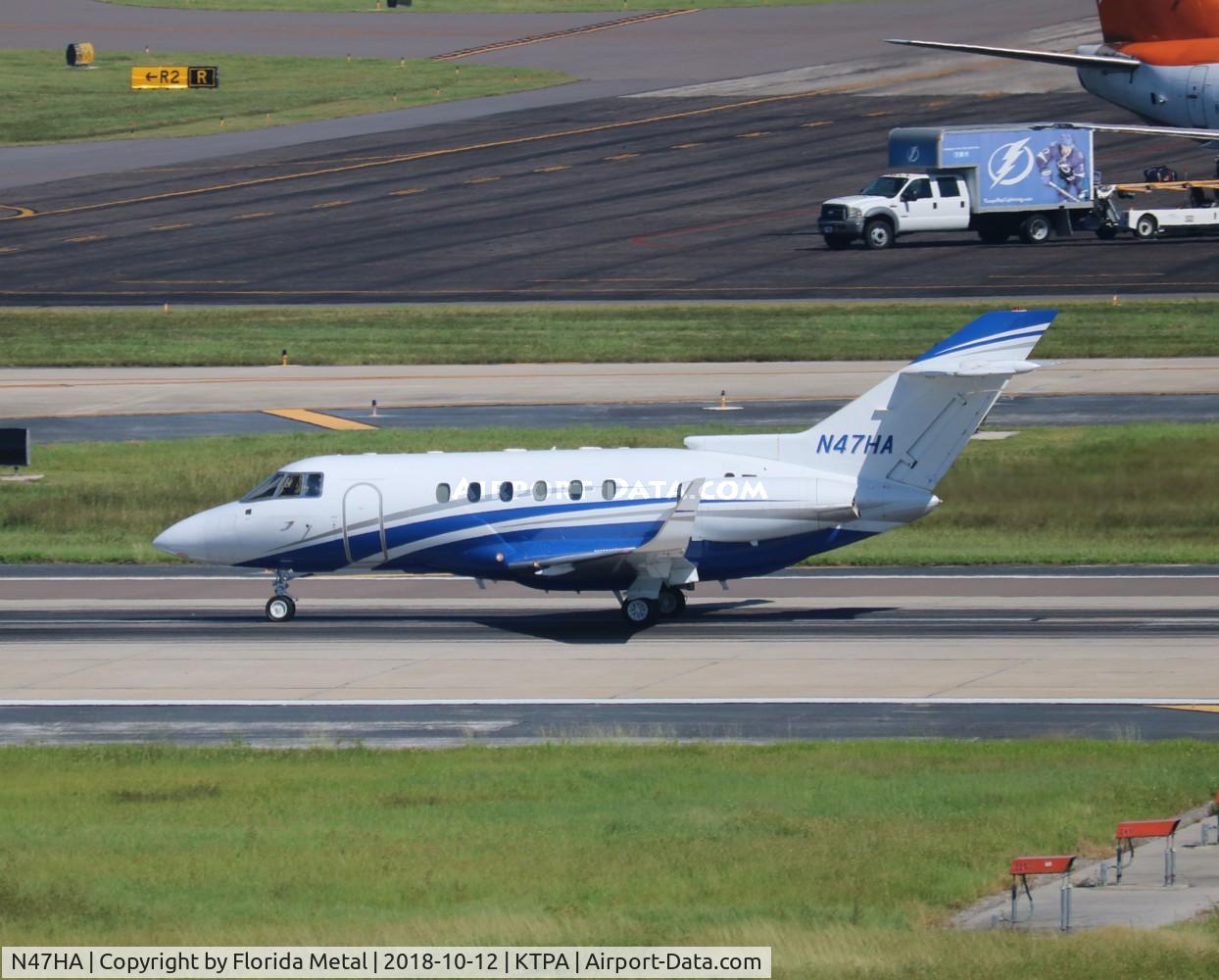 N47HA, 1995 Raytheon Hawker 800XP C/N 258280, Hawker 800 zx