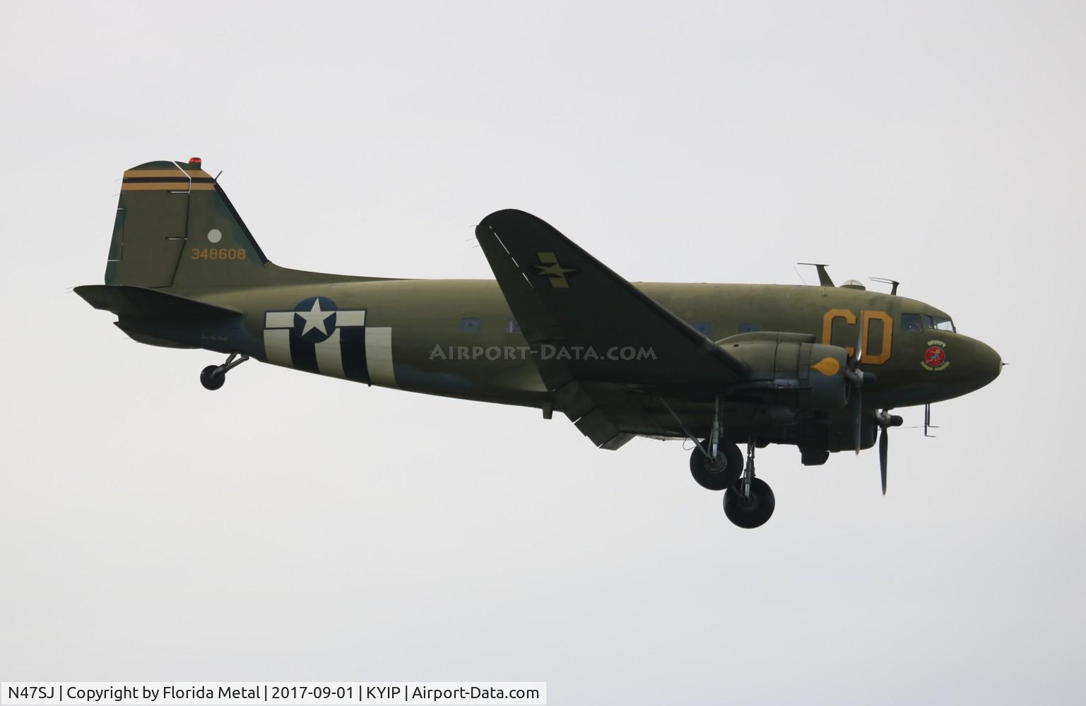 N47SJ, 1943 Douglas DC3C-R (C-47B-5-DK) C/N 14423, Thunder Over Michigan 2017 zx