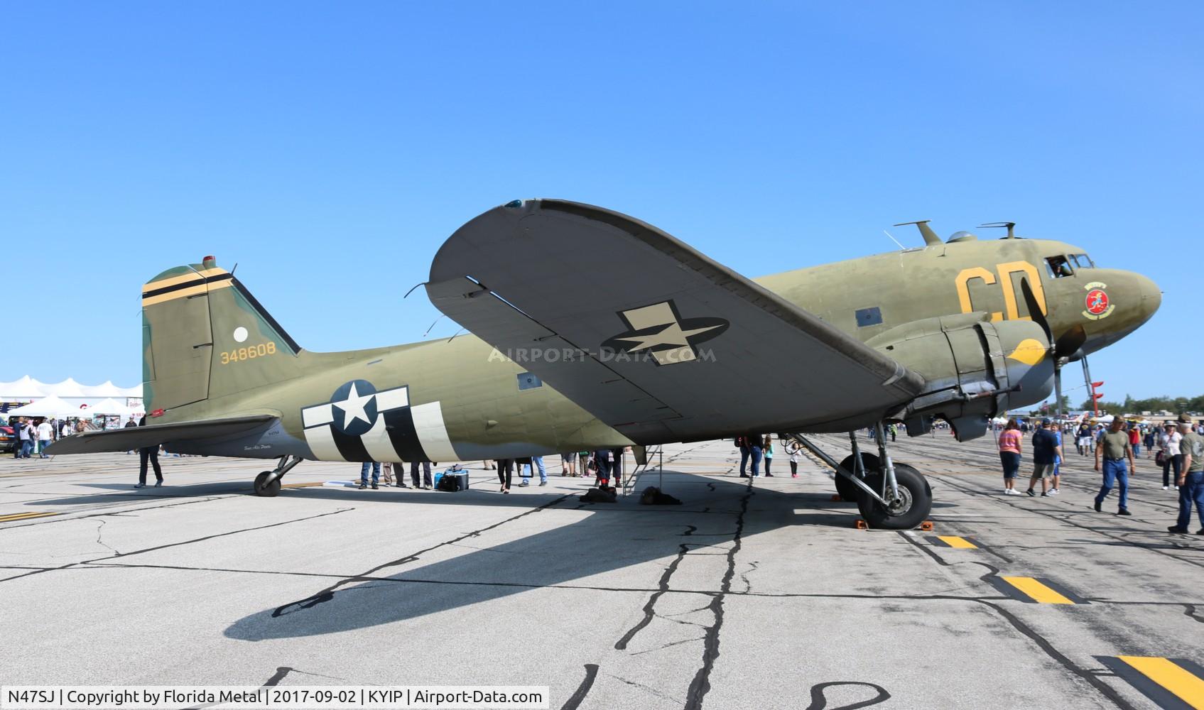 N47SJ, 1943 Douglas DC3C-R (C-47B-5-DK) C/N 14423, C-47 zx
