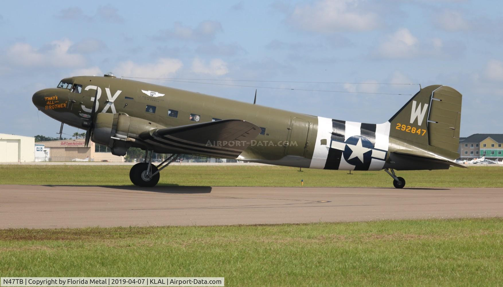 N47TB, 1944 Douglas DC3C (C-47A) C/N 12693, C-47 zx